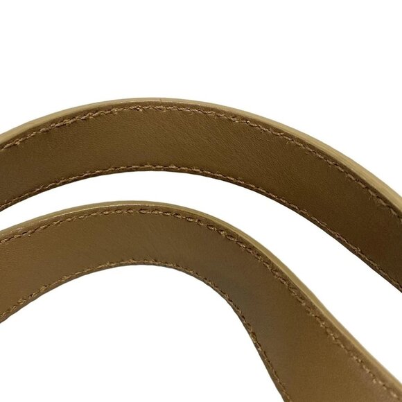 Auth DIOR/ChristianDior Rasta/Canaje Stitching Brown Leather Tote Bag - Picture 8 of 16